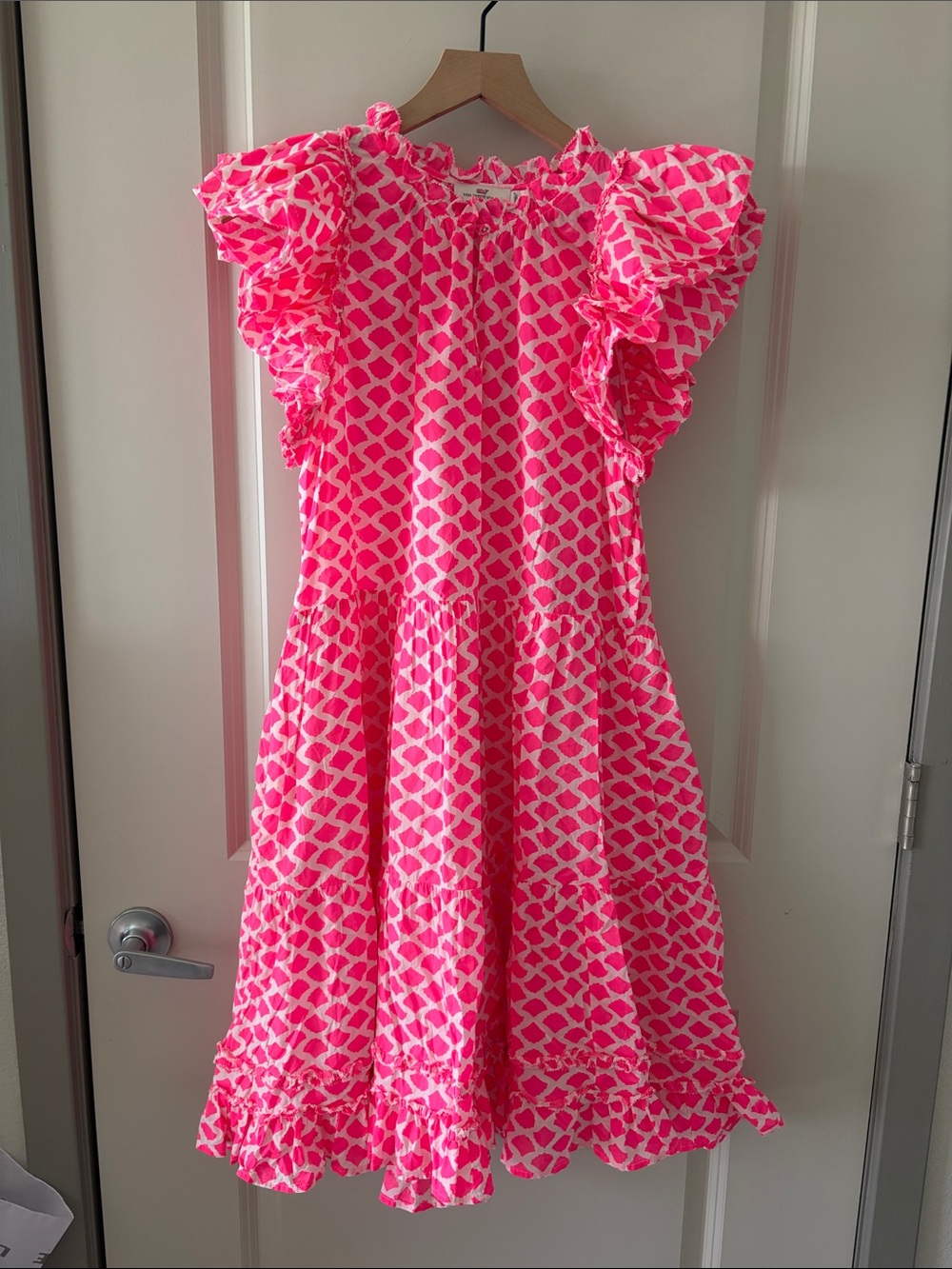 Vineyard Vines Ruffle-Sleeve Dress
